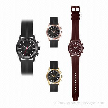 Hot sale stainless steel watches with silicone band for wholesale